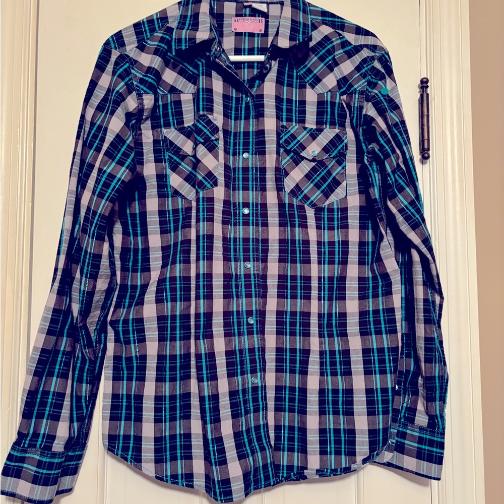 Ransom Ranch Western Shirt Ladies XL